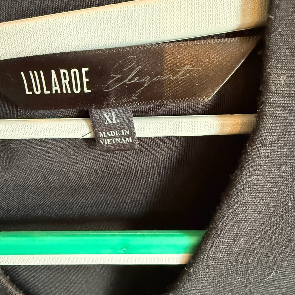 LuLaRoe Black Floral Bomber Jacket - Picture 3 of 4